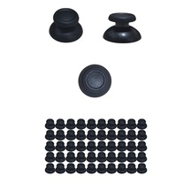 Ps4 Dualshock 4 Uyumlu Siyah Analog Topuz Mantar Başlık - 50 Adet Oyun Kolu Tamir Ve Değişim Seti