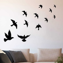 Uçan Kuş Sürüsü Duvar Sticker Yapıştırma