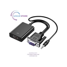 Vga Hdmı Aktif Dönüştürücü Vga To Hdmı Kablolu Vga Erkek Hdmı Dişi Vga In Hdmı Out Converter