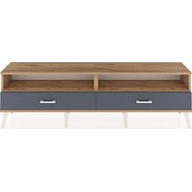 Arges Tv Ünitesi 2 Raflı 2 Çekmeceli 176x30x51 Çam-çam/antrasit Atlas Çam/antrasıt