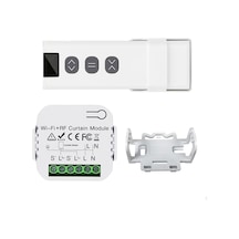 Novahub Tenteler İçin Kablosuz Panjur Anahtarı Uzaktan Kumanda Kolay Kurulum Modülü Işığı