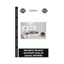 Özel Üretim Aksesuar Mandala Desenli Hareketli Sulu El Aynası Alk4582