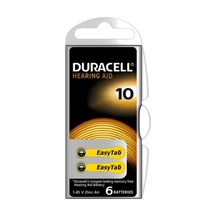 Duracell 10 No Kulaklık Pili 6lı Paket -92095