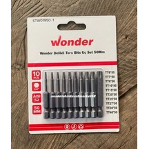 Wonder Mıknatıslı Tork Uç Seti Tork Uç Takımı T6mm Den T40 Kadar 10pcs