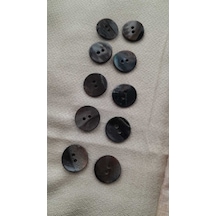 Doğal Hakiki İnci Midye Kabugu Düğme 8 Mm 15 Adet