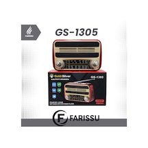 Gold Sılver Gs-1305 Nostaljik Taşınabilir Radyo Ürün Açıklaması