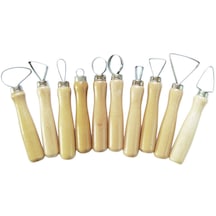 Suntek 10 Adet/takım Kil Şekillendirme Araçları Odun