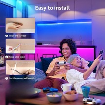 256 Renk Bluetooth App Kontrol Renk Değiştiren Rgb Şerit Led Işık Seti Sb-6547 5 Metre Diğer