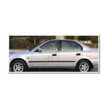 Honda Civic Sedan Krom Cam Çıtası 1996-2000 4 Parça Paslanmaz  Çel