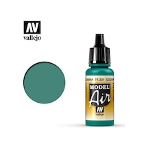 17 Ml. Cockpit Emerald Green Faded Model Air Serisi Maket Boyası, Vallejo 71331 Standart