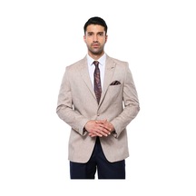 Wessi Slim-fit Sivri Yaka Açık Kahverengi Spor Ceket Açık Kahverengi