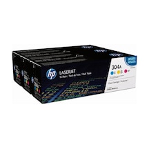 HP 304A Mavi-Kırmızı-Sarı 3lu Takım Toner CF372AM CC531A-CC532A-CC533A