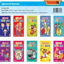 Eğlenceli Boyama 10 Kitap Okul Öncesi