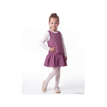 LC Waikiki Alıta Cıty Farkıyla Lcw Kids Mor Düz Kız Çocuk Elbise Mor - 928242478 Mor