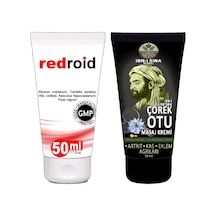 Redroid Hemeroid Baağsur Için 50 Ml Kremi +ıbn-ı Sina Çörek Otu Kremi 50 Ml Sırt Bel Kas Diz Iskelet Agrilarina Teskin Kremi