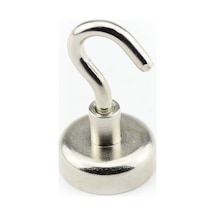 20 MM Pot Mıknatıs - Güçlü Neodyum Askı Kanca Mıknatıs