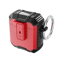 Zore Airpods Uyumlu Airbag 27 Silikon Kılıf Kırmızı - Siyah