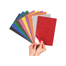 Simli Yapışkanlı Eva A4 Boyutunda 20x30 Cm