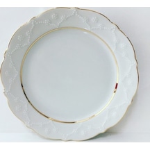 Porland 24 Cm Servis Tabağı Çift Yaldız 6 Lı