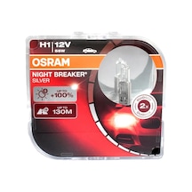 Osram 12vx55w H1 %100 Nıght Breaker Sılver Lambaları Seti 241646568