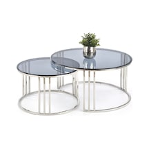 Zesta Ikili Paslanmaz Orta Sehpa