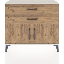 Arges Şifonyer Tek Raflı 2 Çekmeceli 2 Kapaklı 88x30x80 Aytaş... Aytaşı