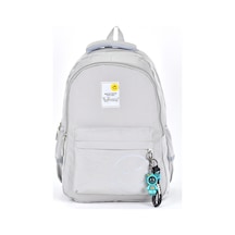 Elatae Unisex Ortopedik Çok Gözlü Günlük Seyahat Okul Sırt Çantası Gri 51709