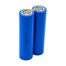 Vıpow 18650 2200mah 3.7v Li-ion İkili Batarya Bloğu Puntalı