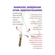 Sertifikalı Unakit Doğal Taş Pandül Kesim Kolye Kurukafa Detaylı Çok REnkli