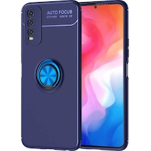 Vivo Y20S Kılıf Standlı Yüzüklü Manyetik Silikon