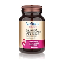 Validus Exclusive Liposomal Coenzyme Q10 + Pqq + Shilajit 30 Kapsül