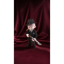Looney Tunes Elmer Fudd Gangster Figürü - Özel Seri Mafya Temalı Koleksiyon Biblo / Figür
