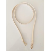 Angel Çanta Aksesuar Spagetti Model Çanta Sapı Krem Renk Light Gold Metal