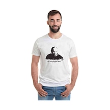 Ismail Abi Baskılı Beyaz Erkek Tshirt