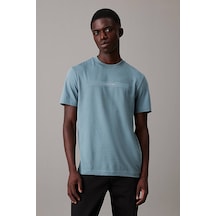 Calvin Klein Erkek Tişört-k10k113791 Mavi