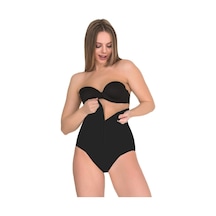 Form Time Kadın Agraflı Yüksek Bel Büyük Beden Slip Korse 1108 Siyah
