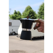 Mokapot 6-cup Coffeehutt Bigg Coffee Italyan Filtre Kahve Makinesi - Alüminyum, Hafif Ve Dayanıklı Pembe