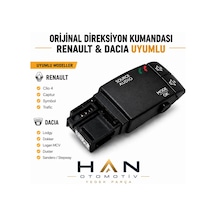 Renault Dacia Direksiyon Kumandası  Clio 4 Symbol Duster Sandero 255522448r  Yedek Parça