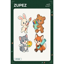 Minik Renk Kutusu 19x25 Cm Ütüyle Uygulanan Baskı Zpz1286 - 928156791
