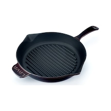 Lava Demir Döküm Majolika Mor 28 CM Izgara Tava Lvygt28prp