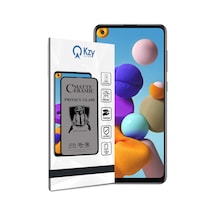 Samsung Galaxy A21s ile Uyumlu Tam Kaplayan Mat Seramik Hayalet Nano Esnek Ekran Koruyucu