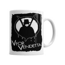 V For Vendetta Kupa Bardak Porselen No28508 Karışık