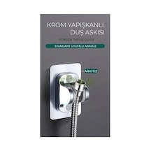 Krom Yapışkanlı Duş Askısı 7/8 Yaş
