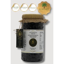 Zeyrazade Doğal Sofralık Salamura Siyah Zeytin Edremit Bölgesi  950 G