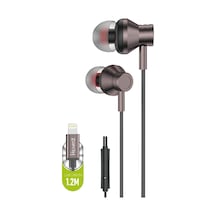 İphone Uyumlu Lightning Uyumlu Çıkış A Kalite Extra Bass Metal Magnetik Uçlar Streo Hd Yüksek S Standart