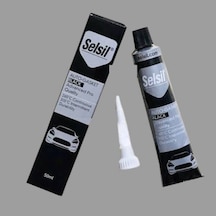 Selsil 315° Isıya Dayanıklı Siyah Sıvı Conta Tüp Silikon 50 Gr
