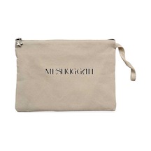 Meshuggah Logo Text Krem Clutch Astarlı Cüzdan / El Çantası Krem