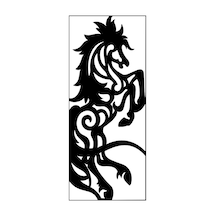 Şahlanmış At Duvar Dekor Sticker 10 X 50 Cm
