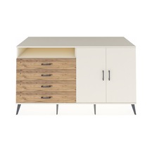 Kronos Konsol 3 Raflı 4 Çekmeceli 2 Kapaklı 176x59x99 Aytaşı-ayta Aytaşı-aytaşı/çam