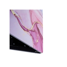 Apple Uyumlu MacBook Pro Kılıf 13inç M1-m2 Koruyucu Sticker Laptop Kaplama A2338 İle Marble14 Lila